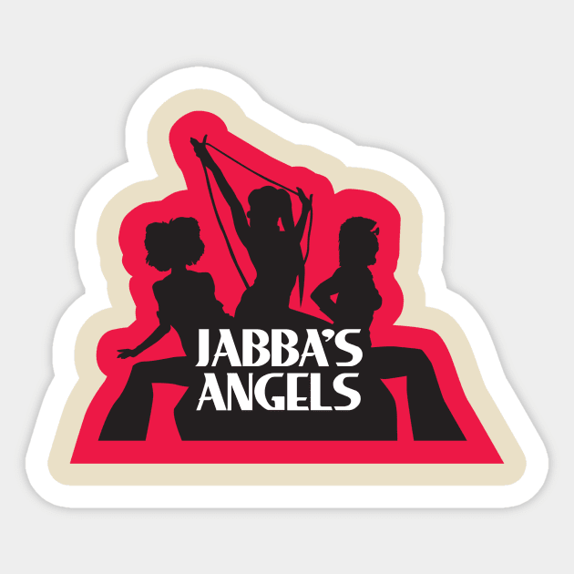 Jabba's Angels Sticker by TedDastickJr